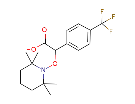 2-((2,2,6,6-tetramethylpiperidin-1-yl)oxy)-2-(4-(trifluoromethyl)phenyl)acetic acid