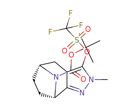 tert-butyl (5R,8S)-2-methyl-3-(((trifluoromethyl)sulfonyl)oxy)-2,4,5,6,7,8-hexahydro-5,8-epiminocyclohepta[c]pyrazole-9-carboxylate