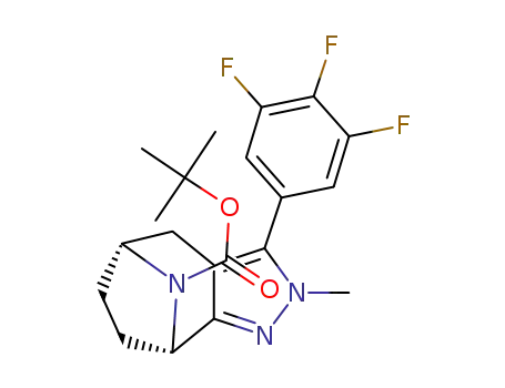 tert-butyl (5R,8S)-2-methyl-3-(3,4,5-trifluorophenyl)-2,4,5,6,7,8-hexahydro-5,8-epiminocyclohepta[c]pyrazole-9-carboxylate