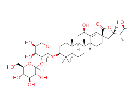 (3S,12R,17R,19S,20S,21S)-3-O-[β-D-glucopyranosyl-(1→2)-α-L-arabinopyranosyl]-12,19-dihydroxy-18,19-secours-13(18)-en-28,21-lactone