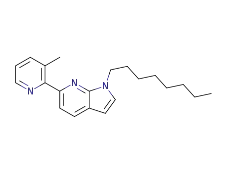 6-(3-methylpyridin-2-yl)-1-octyl-1H-pyrrolo[2,3-b]pyridine