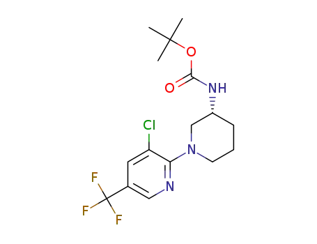 (R)-tert-butyl (1-(3-chloro-5-(trifluoromethyl)pyridin-2-yl)piperidin-3-yl)carbamate