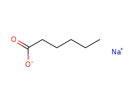 Molecular Structure of 10051-44-2 (N-CAPROIC ACID SODIUM SALT)