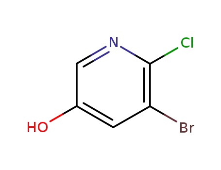 Molecular Structure of 130115-85-4 (2-Chloro-3-Bromo-5-Hydroxypyridine)