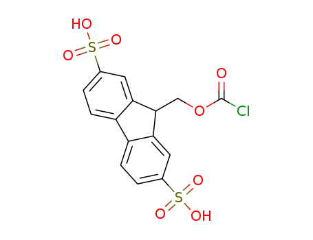 2,7-disulfo-9-fluorenylmethoxycarbonyl chloride