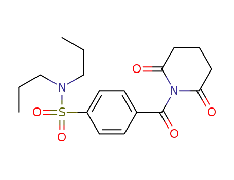 4-(2,6-dioxopiperidine-1-carbonyl)-N,N-dipropylbenzenesulfonamide