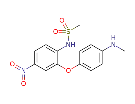 N-(2-(4-(methylamino)phenoxy)-4-nitrophenyl)methanesulfonamide