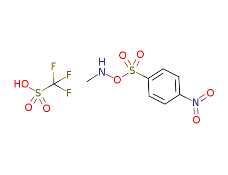 N-methyl-O-((4-nitrophenyl)sulfonyl)hydroxylammonium trifluoromethanesulfonate