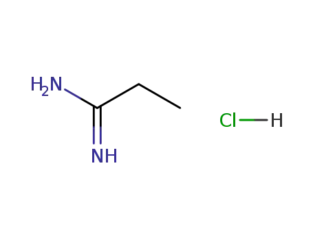 Molecular Structure of 3599-89-1 (propionamidine hydrochloride)