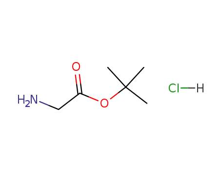 Molecular Structure of 27532-96-3 (Glycine tert butyl ester hydrochloride)