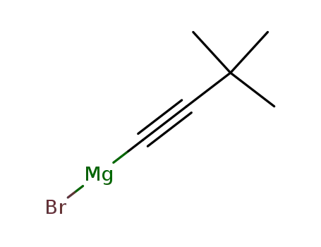 Molecular Structure of 104480-60-6 (Magnesium, bromo(3,3-dimethyl-1-butynyl)-)