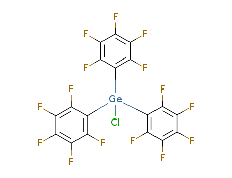 Molecular Structure of 1259-89-8 (Germane, chlorotris(pentafluorophenyl)-)