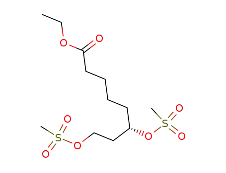Octanoic acid, 6,8-bis[(methylsulfonyl)oxy]-, ethyl ester, (S)-
