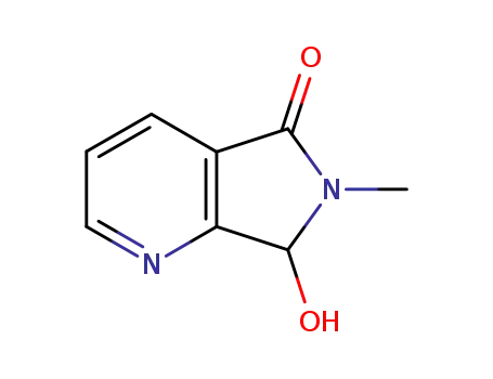 6-methyl-6,7-dihydro-7-hydroxy-5H-pyrrolo<3,4-b>pyridin-5-one