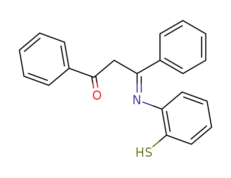1-(2-mercaptophenylimino)-1 3-diphenylpropan-3-one
