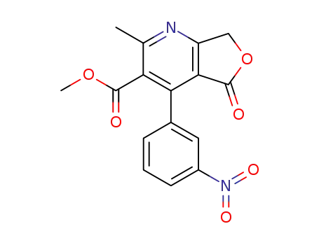 methyl 2-methyl-4-(3-nitrophenyl)-5-oxo-5,7-dihydro-furo<3,4-b>pyridine-3-carboxylate