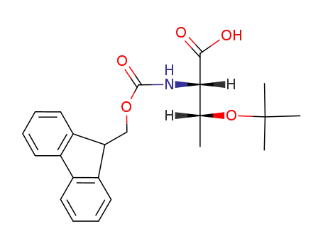 Molecular Structure of 71989-35-0 (Fmoc-O-tert-Butyl-L-threonine)