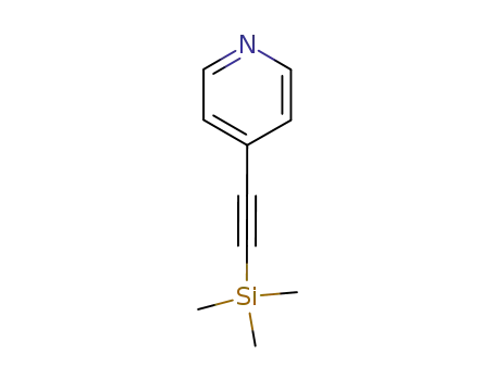 Molecular Structure of 133810-35-2 (Pyridine, 4-[(trimethylsilyl)ethynyl]- (9CI))