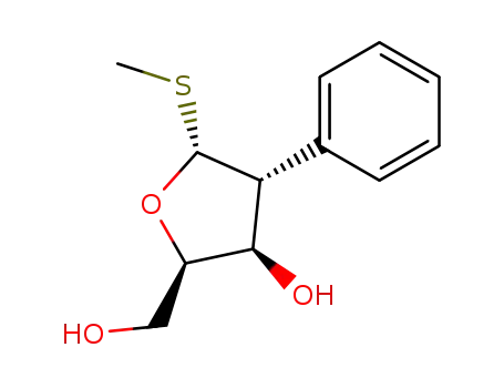 (2R,3R,4R,5R)-2-Hydroxymethyl-5-methylsulfanyl-4-phenyl-tetrahydro-furan-3-ol