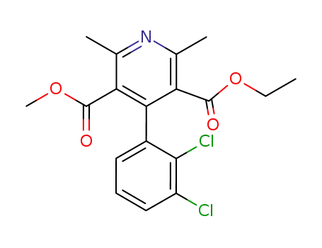 3,5-Pyridinedicarboxylicacid, 4-(2,3-dichlorophenyl)-2,6-dimethyl-, 3-ethyl 5-methyl ester