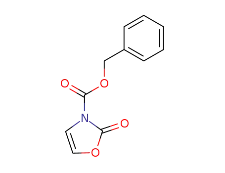 Molecular Structure of 75819-24-8 (3(2H)-Oxazolecarboxylic acid, 2-oxo-, phenylmethyl ester)
