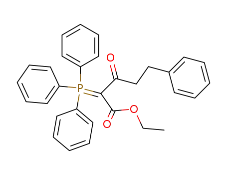 3-Oxo-5-phenyl-2-(triphenyl-λ5-phosphanylidene)-pentanoic acid ethyl ester