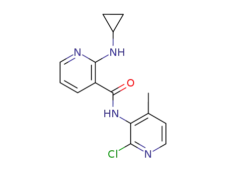 N-(2-chloro-4-methyl-3-pyridinyl)-2-(cyclopropylamino)-3-pyridinecarboxamide