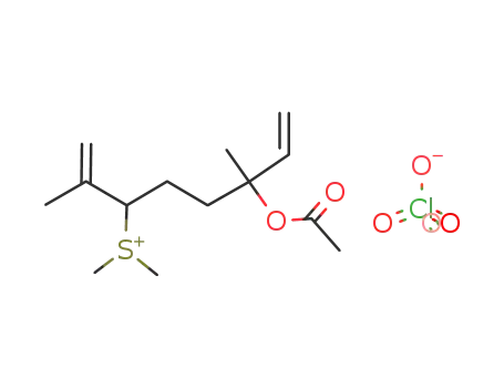 dimethyl (6-acetoxy-2,6-dimethyl-1,7-octadien-3-yl)sulfonium perchlorate