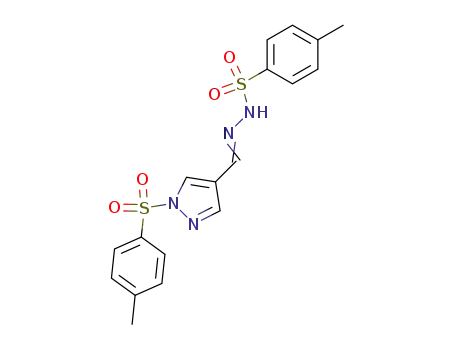 1-(4'-Methylphenylsulfonyl)-4-pyrazolecarboxaldehyde 4'-methylphenylsulfonylhydrazone