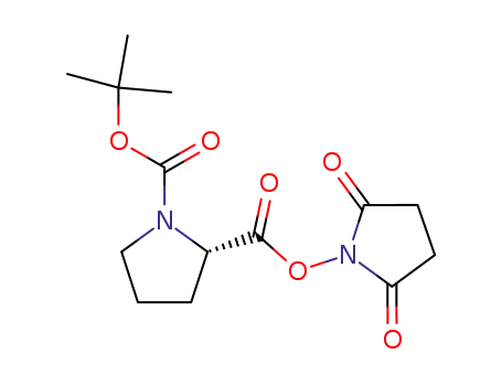 Molecular Structure of 3392-10-7 (BOC-PRO-OSU)