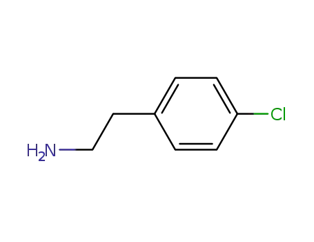 Molecular Structure of 156-41-2 (4-Chlorophenethylamine)