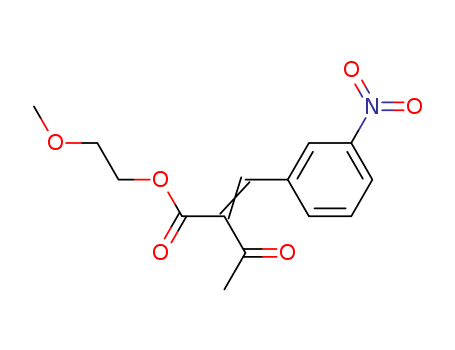 2-Methoxyethyl 2-[(3-nitrophenyl)methylene]acetoacetatecas 39562-22-6