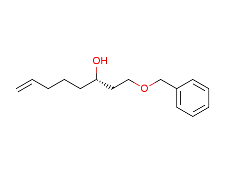 Molecular Structure of 116315-75-4 (7-Octen-3-ol, 1-(phenylmethoxy)-, (S)-)