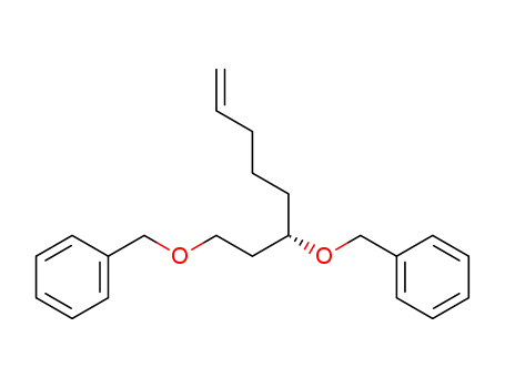 Molecular Structure of 116315-76-5 (Benzene, 1,1'-[[1-(4-pentenyl)-1,3-propanediyl]bis(oxymethylene)]bis-,
(S)-)