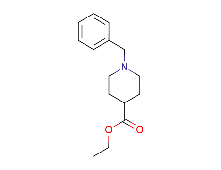 Molecular Structure of 24228-40-8 (Ethyl 1-benzylpiperidine-4-carboxylate)