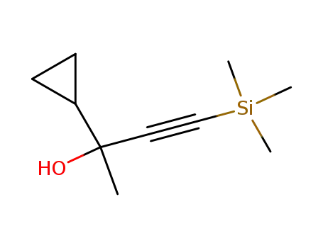 2-cyclopropyl-4-trimethylsilanyl-but-3-yn-2-ol