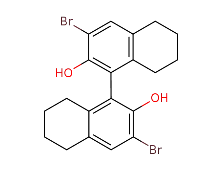 Molecular Structure of 765278-73-7 ((S)-(-)-3,3'-Dibromo-5,5',6,6',7,7',8,8'-octahydro-1,1'-bi-2,2'-naphthalenediol, 97%)