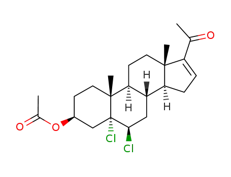 3β-acetoxy-5α,6β-dichloropregn-16-en-20-one