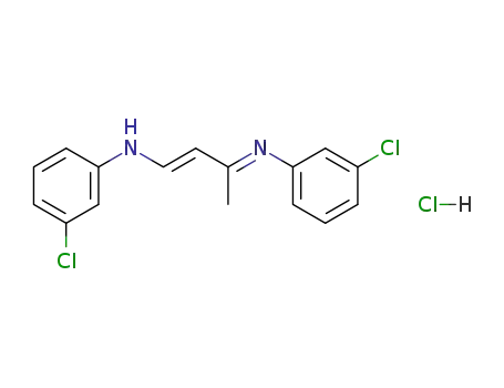 1-(m-chlorophenylamino)-3-(m-chlorophenylimino)-1-butene hydrochloride