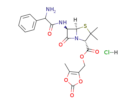 Molecular Structure of 80734-02-7 (LENAMPICILLIN)