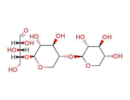 β-D-Xylp-(1-4)-β-D-Xylp-(1-4)-D-Xyl