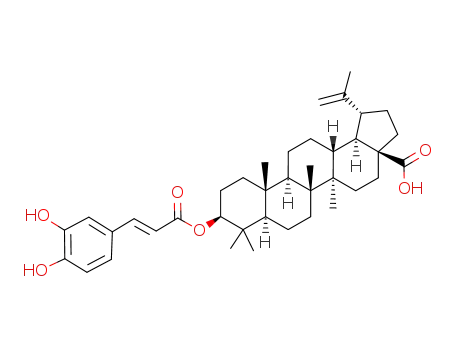 3β-trans-(3,4-dihydroxycinnamoyloxy)-20(29)-lupen-28-oic acid