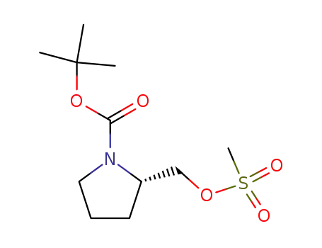 1-Pyrrolidinecarboxylic acid, 2-[[(methylsulfonyl)oxy]methyl]-,
1,1-dimethylethyl ester, (2S)-
