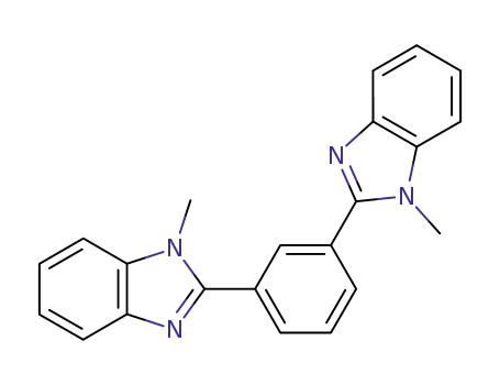 Molecular Structure of 141045-26-3 (1,3-Bis(1-methylbenzimidazol-2-yl)benzene)