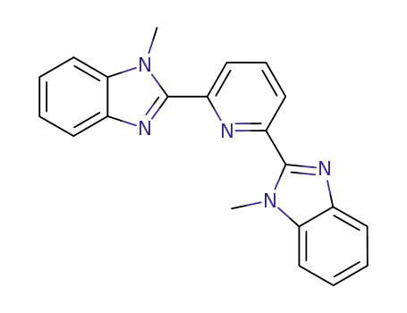 Molecular Structure of 112362-30-8 (2, 6-Bis(N-methylbenzimidazol-2-yl)pyridine)