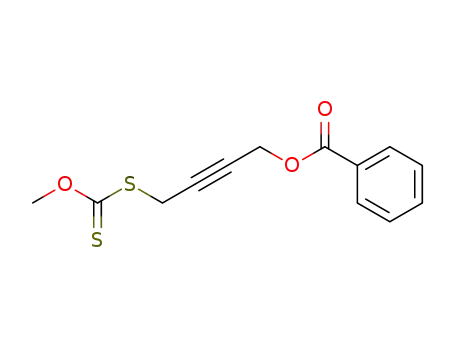 Benzoic acid 4-methoxythiocarbonylsulfanyl-but-2-ynyl ester