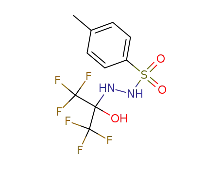 N-tosyl-N'-(1-hydroxy-1-trifluoromethyl-2,2,2-trifluoroethyl)hydrazine