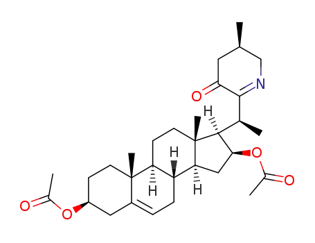 (25R)-3β,16β-diacetoxy-22,26-epiminocholest-5,22(N)-dien-23-one