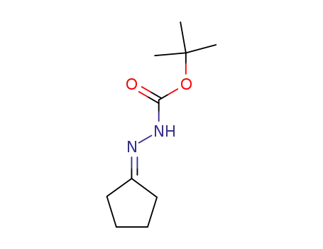 Molecular Structure of 79201-39-1 (Hydrazinecarboxylic acid, cyclopentylidene-, 1,1-dimethylethyl ester (9CI))