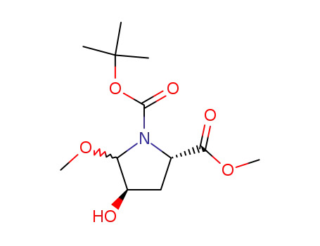 (4R)-N-(tert-butoxycarbonyl)-4-hydroxy-5-methoxyproline methyl ester